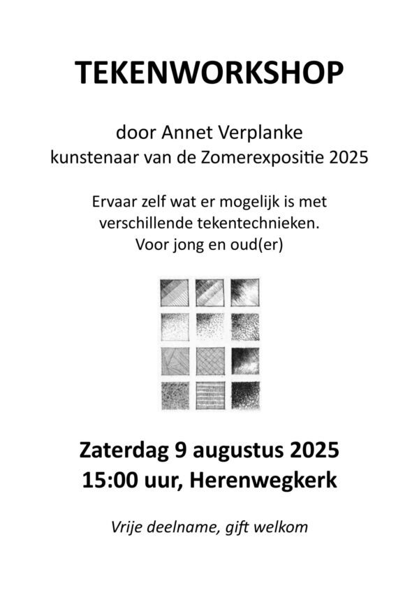 Tekenworkshop