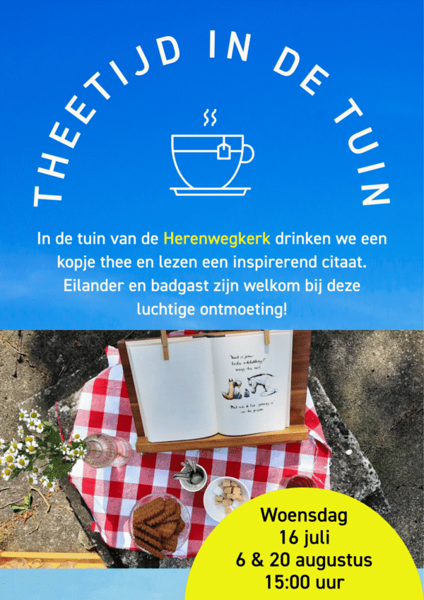 Theetijd in de Tuin